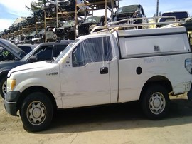 2010 FORD F150, WHITE, XL MODEL, 4.6L, 2WD, AT.   F26305